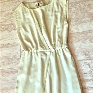 Halston heritage Sea green ruched dress